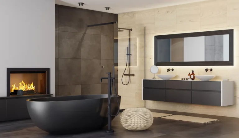 Luxury bathroom remodel after whole house renovation in Jupiter, FL.