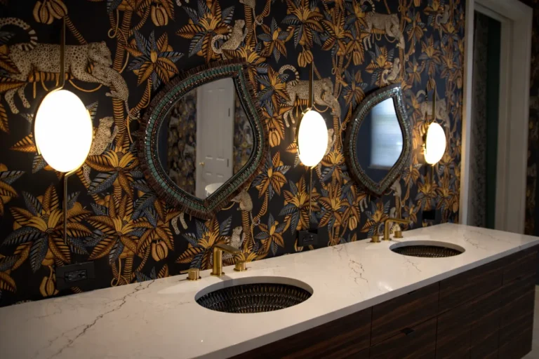 Luxury quartz countertop installation after a bathroom remodel in Jupiter FL