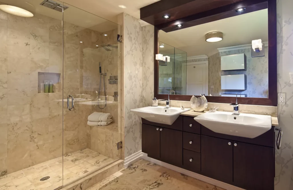 Custom walk-in shower installation in Jupiter FL