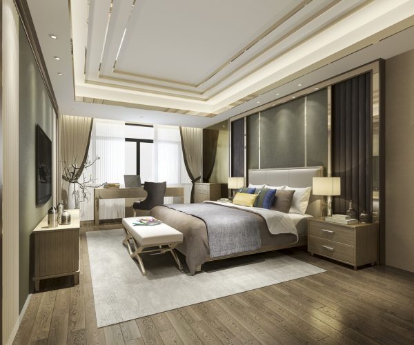 3d rendering interior and exterior design